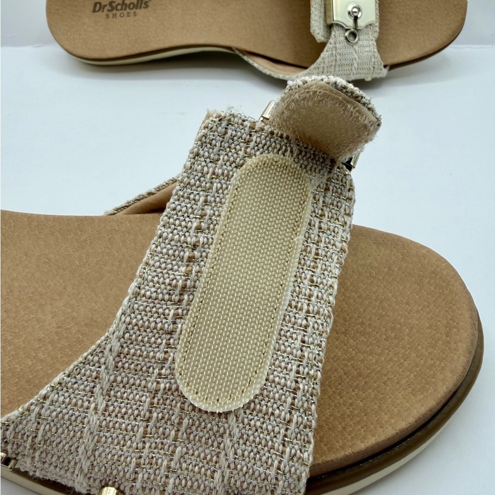 Dr. Scholl's Women's Tan Buckle Slide Sandals - Picture 12 of 16